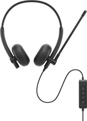Гарнітура Dell Wired Headset - WH125, чорний (520-BBLV) [113689]