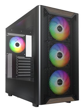 Корпус ATX W/O PSU MONTECH (XR WOOD (B)) [502807]