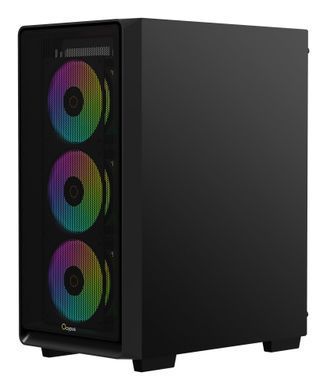 Корпус для комп'ютера ATX W/O PSU GAMMA C60 BK ARGB OCYPUS (GAMMA-C60-BKG400XX-GL) [502876]