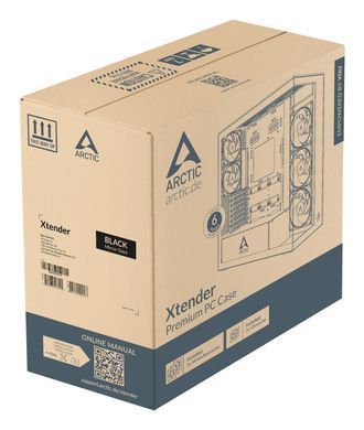 Корпус EATX W/O PSU XTENDER BLK ARCTIC (ACPCC00018A) [502389]