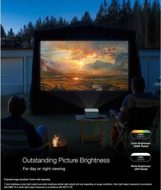 Проєктор Epson EF-21R FHD, 1000 lm, LASER, 1, Google TV, Quartz Rose (V11HB35240) [105415]