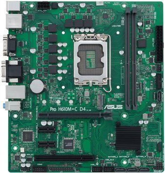 Материнcька плата ASUS PRO H610M-C D4-CSM s1700 H610 2xDDR4 M.2 HDMI D-Sub mATX (90MB1A30-M0EAYC) [110002]