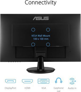 Монітор Asus 27" VA27DQFR D-Sub, HDMI, DP, MM, IPS, 100Hz, 1ms, AdaptiveSync (90LM06H1-B04370) [101050]