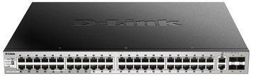 Комутатор D-Link DGS-3130-54S 48xGE, 2x10GE, 4xSFP+, L3 (DGS-3130-54PS) [15203]