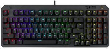 Клавіатура механічна ASUS TUF Gaming K3 Gen II, 97key, Optical-Mechanical RGB Switch, USB-A, EN/UK, чорний (90MP0390-BKMA00) [103612]