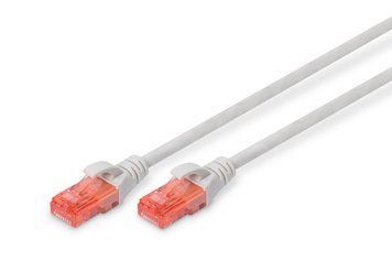 Патч-корд DIGITUS CAT 6 UTP, 15м, AWG 26/7, Cu, LSZH, сірий (DK-1617-150) [109797]