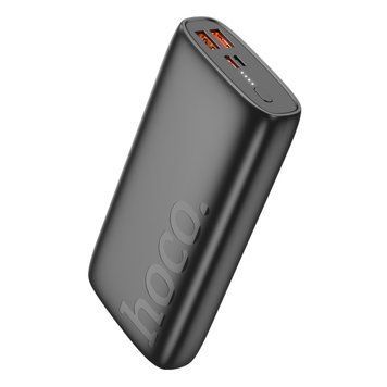 Зовнішній акумулятор HOCO J122A Respect 22.5W+PD20W fully compatible power bank(20000mAh) Black (6942007612630) [806308]