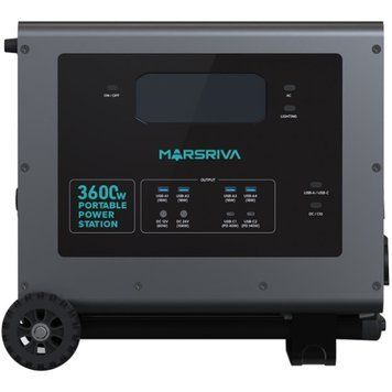 Зарядна станція Marsriva MP36 3600W (3686.4Вт/г) AC,UPS, USB-C PD 140 Вт LiFePo4 (MP36_MARSRIVA) [405700]