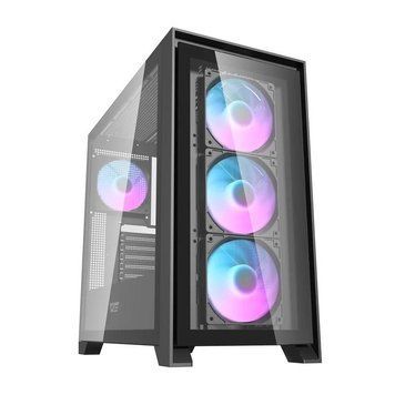Корпус для комп'ютера DARK FLASH DRX90 GLASS ATX без блока живлення, чорний (DRX90 GLASS BLACK) [503314]