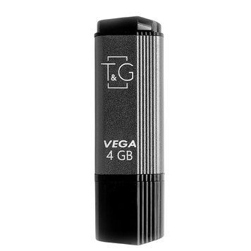 Флеш-накопичувач USB 4GB T&G 121 Vega Series Grey (TG121-4GBGY) [607245]