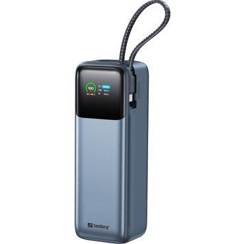 УМБ Sandberg 27000mAh 240W PD, USB-A, USB-C In/Out, with built-in Type-C cable 140W (421-31) [404657]