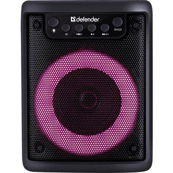 Акустична система 1.0 Defender Funky 10Вт, Light/BT/FM/USB/MIC/AUX (65053) [405285]