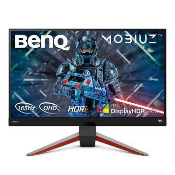 Монітор TFT 27" BenQ EX2710Q, QHD, IPS, 1ms, 144 Гц, HDMI x2, DP, HAS, колонки 2.5, сірий металік (9H.LK4LA.TBE) [400451]