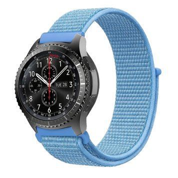 Ремінець BeCover Nylon Style для Samsung Galaxy Watch 42mm/Watch Active/Active 2 40/44mm/Watch 3 41mm/Gear S2 Classic/Gear Sport Aqua Blue (714994) [618877]