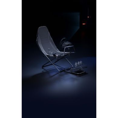 Крісло-кокпіт із кріпленням для керма, педалей та коробки передач GamePro Black (RS400B) [618088]