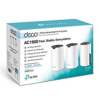 Комплект з трьох Mesh Wi-Fi маршрутизаторів TP-Link (DECO S7(3-PACK)) [609547]