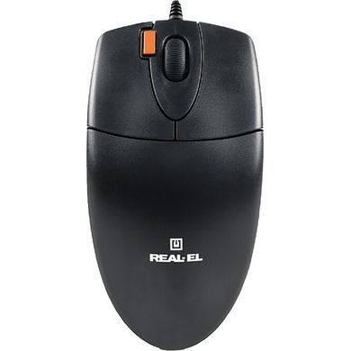 Миша REAL-EL RM-220 Black (EL123200026) [606373]