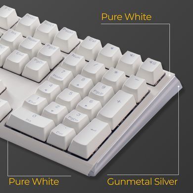 Клавіатура Ducky One 3 Cherry MX Brown RGB UA USB White (DKON2108ST-BUAPXPWWWSC1) [614123]