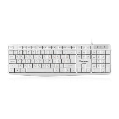 Клавіатура REAL-EL RK-513 White (EL123100047) [606068]