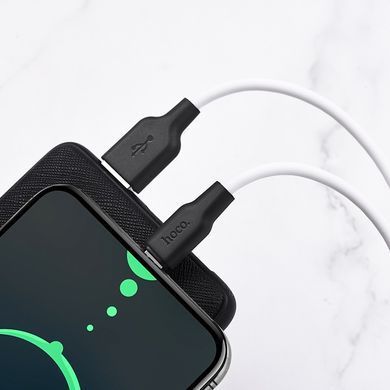 Кабель HOCO X21 Plus USB to Type-C 3A, 2m, silicone, silicone connectors, Black+White (6931474713889) [804343]