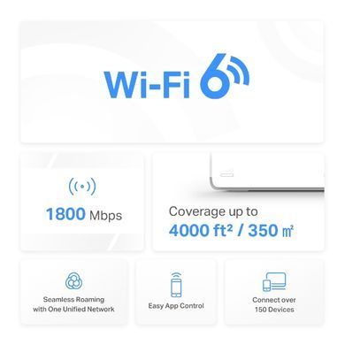 WiFi Mesh-система Mercusys Halo H70X 2-pack (HALO-H70X-2-PACK) [612919]