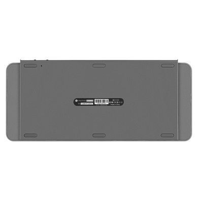 Клавіатура мембрана Keychron B1 Pro, USB/WL/BT, space gray (B1P-K1-UA) [103663]