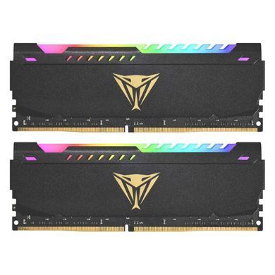 Модуль пам`яті DDR4 2x32GB/3200 Patriot Viper Steel RGB Black (PVSR464G320C8K) [607519]