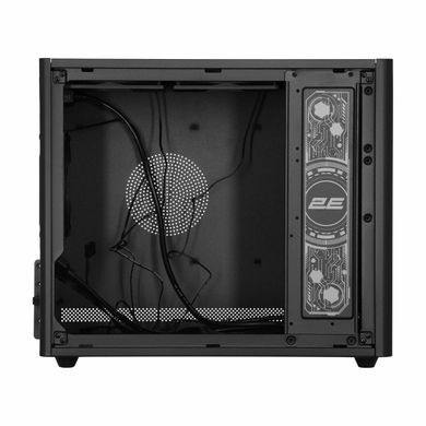 Корпус 2E Credo Metal V350B без БЖ, 1xUSB3.0, 1х USB 2.0, 1xUSB Type-C, 3x120мм, VGA 350мм, LCS ready, mATX, чорний (2E-V350B) [112196]