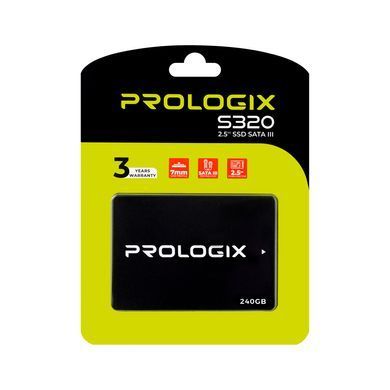 Накопичувач SSD 240GB Prologix S320 2.5" SATAIII 3D TLC (PRO240GS320) [607928]