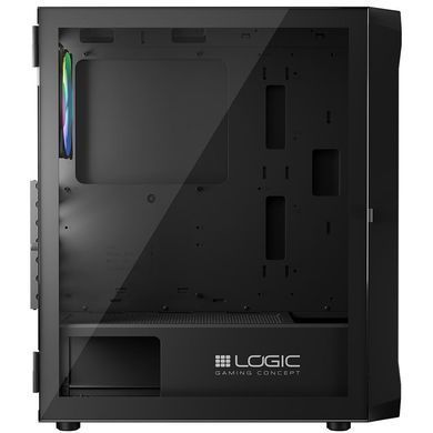 Корпус LogicConcept PORTOS MESH+GLASS ARGB fans 4x120mm BLACK без БЖ ATX (AT-PORTOS-10-0000000-0002) [404617]