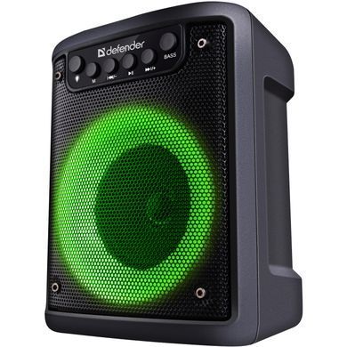 Акустична система 1.0 Defender Funky 10Вт, Light/BT/FM/USB/MIC/AUX (65053) [405285]