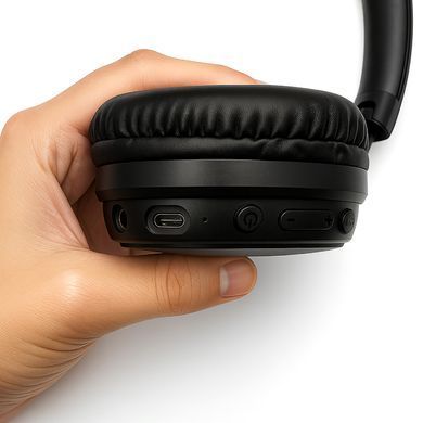 Гарнітура Media-Tech 3MOTION ANC BT Bluetooth+3,5мм, Black (MT3611) [405174]