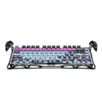 Клавіатура магнітна GravaStar Mercury V75 Pro 80keys, Magnetic Jade Gaming, 8K, USB-A, RGB, Cyberpunk (GSV75PRO_U_RM_EGRY) [114394]