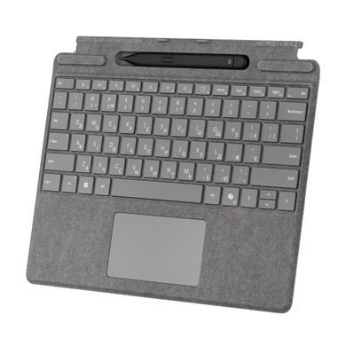 Клавіатура для планшета Surface Pro 8 - 11, Pro X зі стілусом, UKR/ENG, платинова (8X8-00164) [103713]