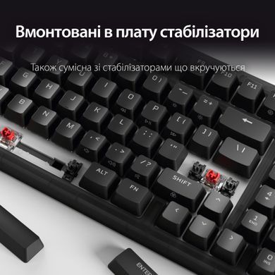 Клавіатура HyperX Origins 2 65 HX Red USB Black (B4QS3AA) [619014]