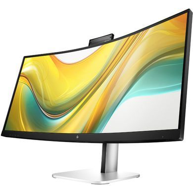 Монітор TFT 34" HP S5 Pro 534pm, WQHD, вигн., HDMI, DP, USB-C, RJ-45, Cam, HAS, кол.,чорно-сріблястий (9E0Z2UT) [404329]