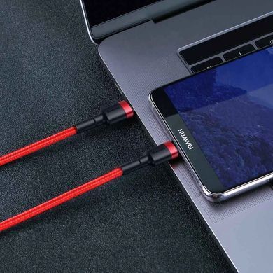 Кабель Baseus Cafule USB Cable Type-C-Type-C 3A 1m Red (CATKLF-G09) [802478]