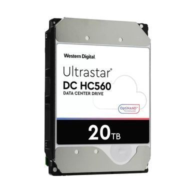 Запам&rsquo;ятовувальний пристрій на жорстких дисках (HDD) SATA 20TB 7200RPM 512MB DC HC560 WD (0F38785) [501495]