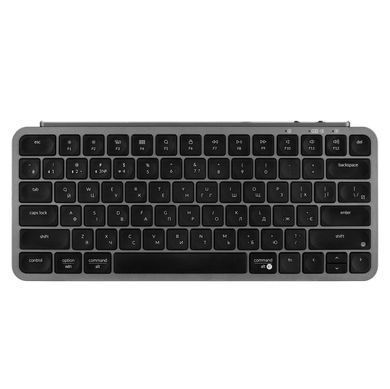 Клавіатура мембрана Keychron B1 Pro, USB/WL/BT, space gray (B1P-K1-UA) [103663]