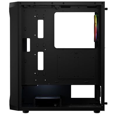 Корпус LogicConcept PORTOS MESH+GLASS ARGB fans 4x120mm BLACK без БЖ ATX (AT-PORTOS-10-0000000-0002) [404617]