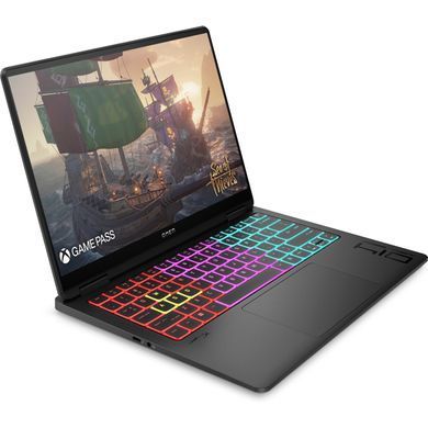 Ноутбук HP OMEN Gaming 14-fb1000ua 14" 3K OLED,400n/U9-285H (5.4)/64Gb/SSD2Tb/RTX 5070, 8GB/Win11H/Чорний (BW7L4EA) [403448]