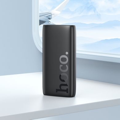 Зовнішній акумулятор HOCO J122A Respect 22.5W+PD20W fully compatible power bank(20000mAh) Black (6942007612630) [806308]