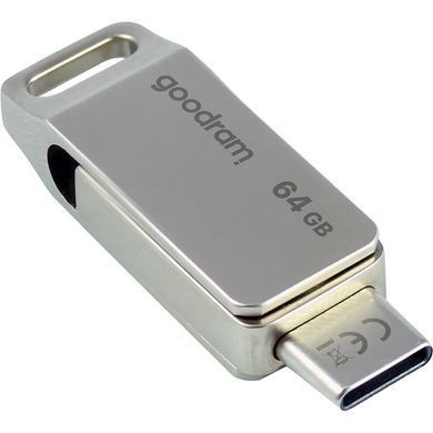 USB Flash GoodRAM 64GB USB 3.2 ODA3 Metal, Retail (ODA3-0640S0R11) [403921]