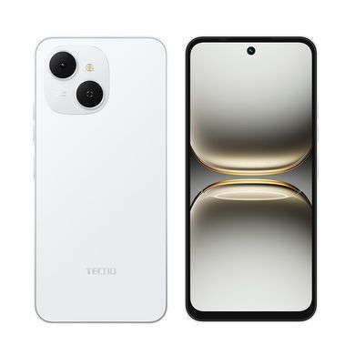 Смартфон Tecno Spark 40C (KM4k) 4/128GB Veil White (4894947093036) [613586]