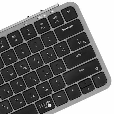 Клавіатура мембрана Keychron B1 Pro, USB/WL/BT, space gray (B1P-K1-UA) [103663]