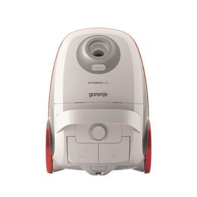 Пилосос Gorenje мішковий, 700Вт, 3л, HEPA, щітка Xpand Zone, телескоп, червоний (VCEA21GPLW) [105575]