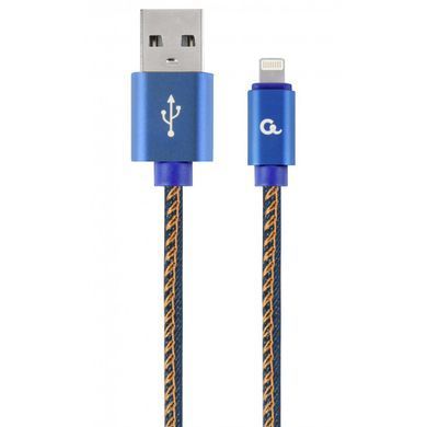 Кабель Cablexpert USB - Lightning (M/M), преміум, 2 м, синій (CC-USB2J-AMLM-2M-BL) [603671]