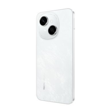 Смартфон TECNO Spark Go 1 (KL4) 6.67" 4/128ГБ, 2SIM, 5000мА&bull;год, Glittery White (4894947036194) [11260]