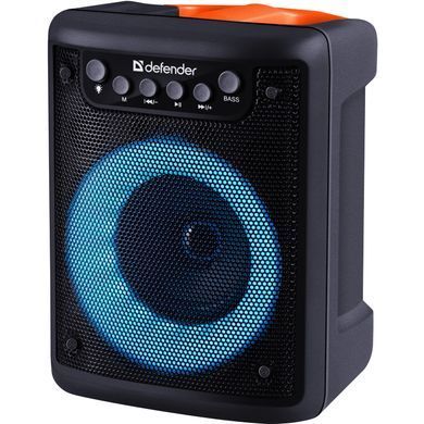 Акустична система 1.0 Defender Funky 10Вт, Light/BT/FM/USB/MIC/AUX (65053) [405285]