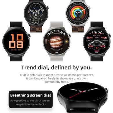 Смарт-годинник Howear Watch 4 Pro Amoled+IP67 Grey (HowearW4Grey) [802656]